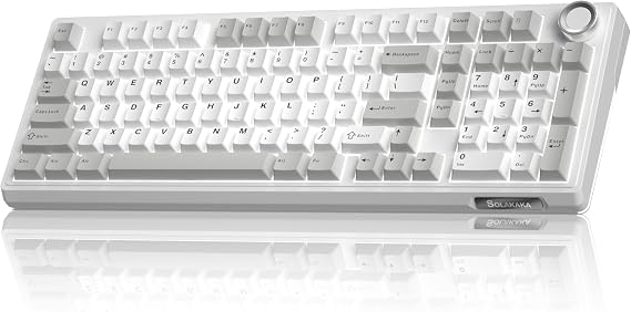 SOLAKAKA KI99 Pro Silent Mechanical Keyboard for Gaming & Work