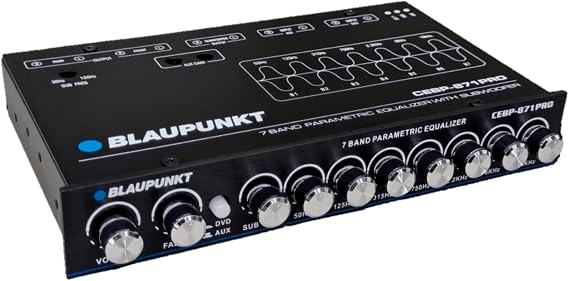 BLAUPUNKT CEBP-871PRO 7 Band Compact Equalizer Maximum Output Voltage 7V RMS