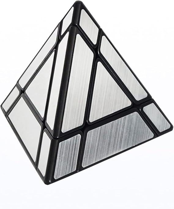 New Ideas Magic Tower Cube Pyramid Magic Cube Pyraminx Mirror Cube Suitable for Brain Development Puzzle Games