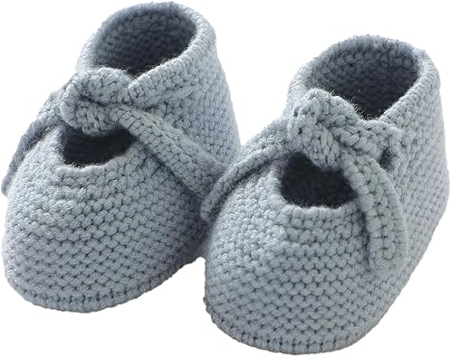 Newborn Baby Booties Soft Knit First Walking Shoes Gift for Infant Boy Girl - Breathable Baby Shoes