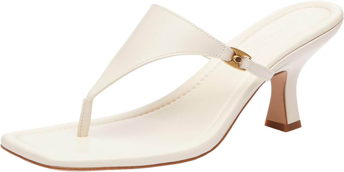 Coach Women's Heritage C Plaque Thong Sandal