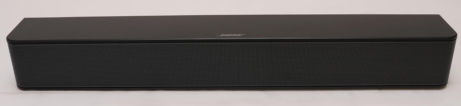 Bose Solo Series II 3-Inch Soundbar with Two Angled Full-Range Drivers, Built-In Dolby, and Front LED Lights Black Renewed