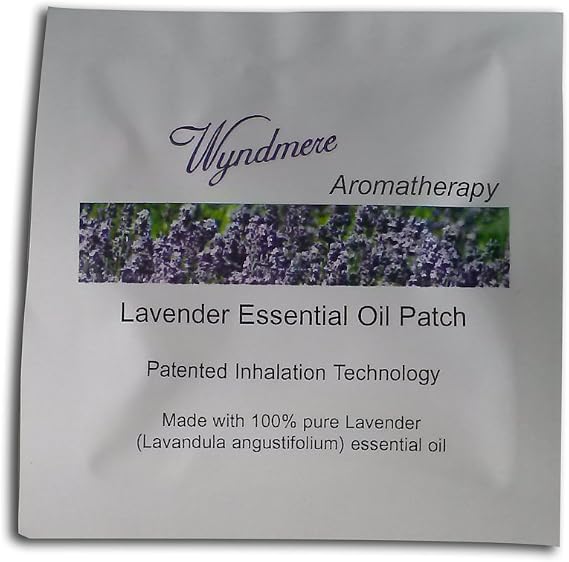 Wyndmere Lavender Aromatherapy Inhalation Patch - 1 Count - Made with 100% Pure French Lavender Essential Oil