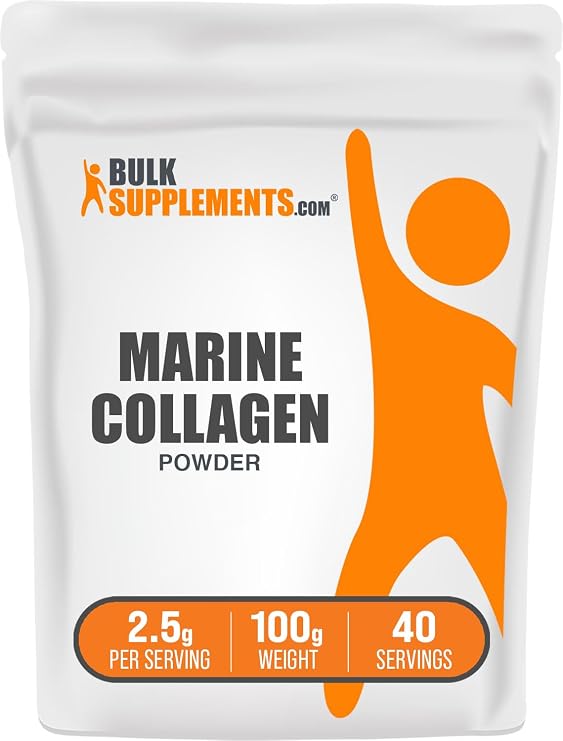 Bulksupplements Pure Hydrolyzed Collagen Fish Powder 100 grams by BulkSupplements