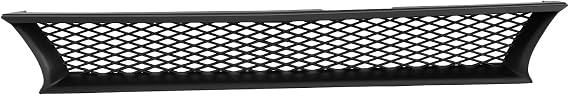 Front Bumper Upper Grille Honeycomb Black Grill Compatible with 1993-1997 Toyota Corolla