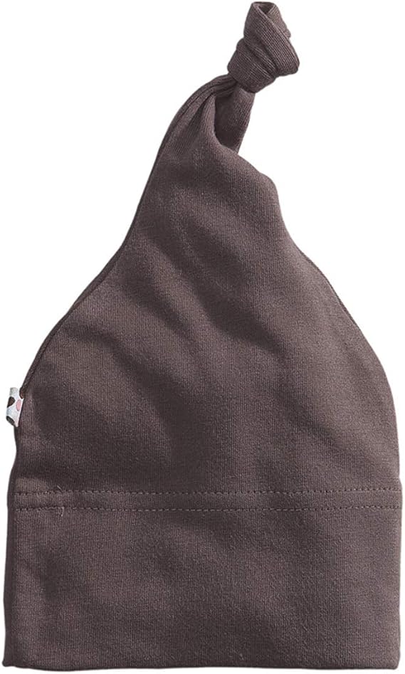 Babysoy Newborn Unisex Baby Single Knot Hat Beanie - Rayon from Bamboo Baby Boy Girl Cap