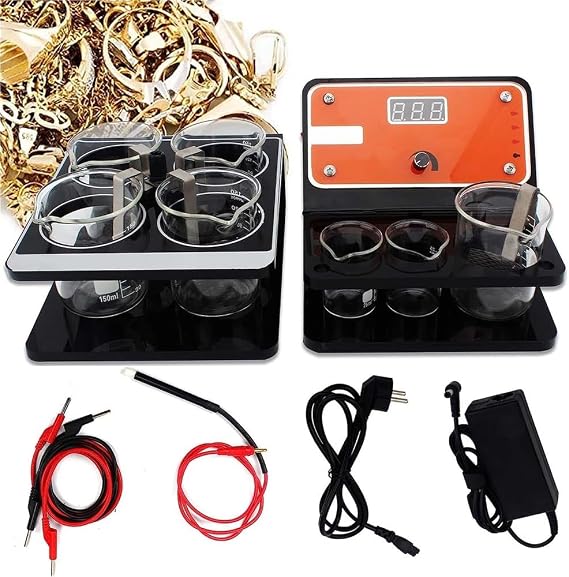 Plating Machine Gold Plating Kit, Jewelry Silver Gold Electroplating Processing Tools Electroplating Pen For Plating With Gold, Silver, Rose Gold
