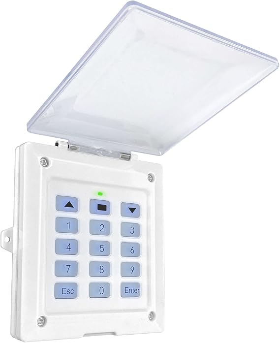Blutezeit Wireless Keypad Digital Access System, Automatic Security Code Entry, Gate Operator Panel Remote Control for Automatic Sliding Gate Opener Motor