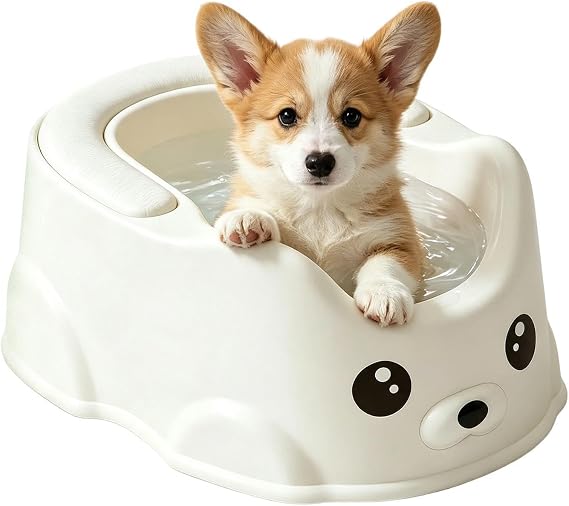 Dog Bathtub Space-Saving Smooth Thick Cute