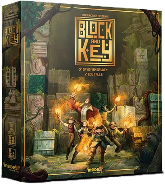 Inside Up Games | Block and Key | Place 3D Clay Blocks to Complete Objectives | 1 to 4 Players | 20-40 Minute Playtime | Ages 8+