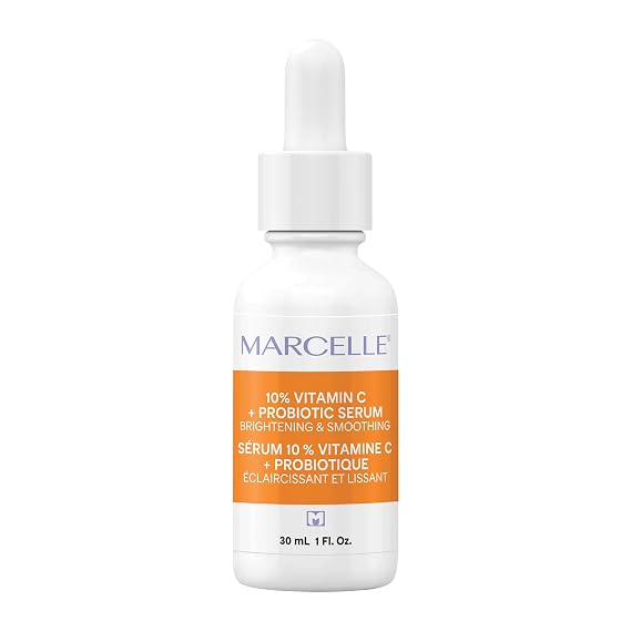 Marcelle 10% Vitamin C + Probiotic Serum for Face, 30 ml