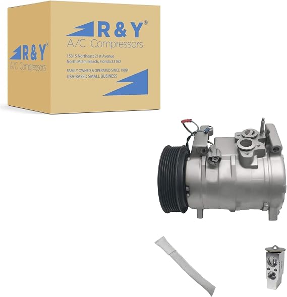 RYC Automotive Air Conditioning Compressor and A/C Clutch Kit KT A043