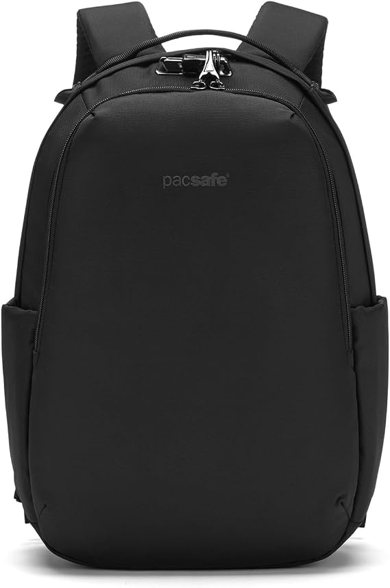 Pacsafe V 16L All Around Backpack Jet Black