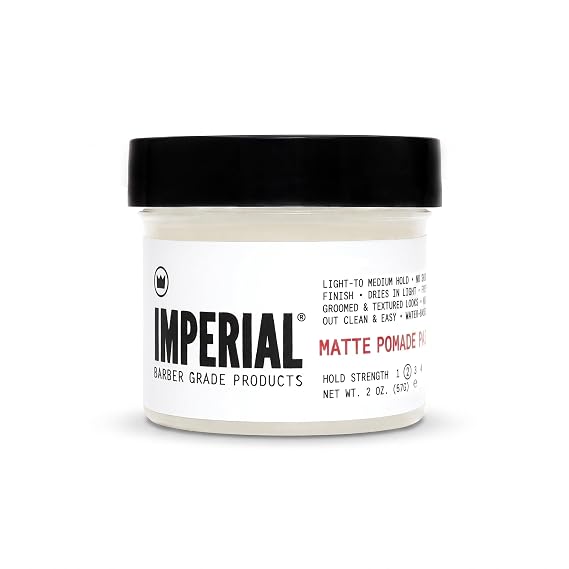 Imperial Barber Grade Products | Matte Pomade Paste, 2 oz