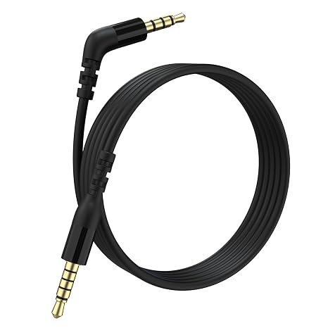 Replacement Audio Cable Compatible with SteelSeries Arctis Nova Pro, Arctis Nova 7 Gaming Headset (Black/5ft)