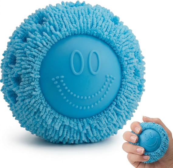 suction Random Color 6CM Fuzz Ball Desktop Decoration, Soft Textured Decorative Piece, Blue Colour Accent for Home and Office Display, Colour Variations Available for Stylish Interior Arrangements