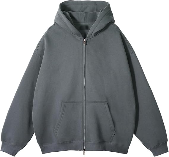 Zip Up Mens Womens Hoodies Oversized Retro Heavyweight Cotton Athletrc Hoodie Sweatshirt Streetwear Y2K