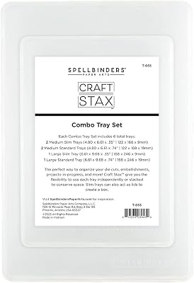 Spellbinders T-055 Craft STAX Combo Tray Set