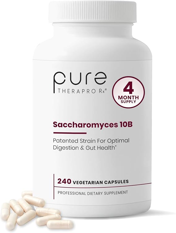 Pure Therapro Rx Saccharomyces 10B Probiotic, 240 Capsules