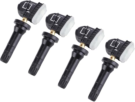 4Pcs Tire Pressure Sensor, TPMS Tire Pressure Monitoring Sensors, Replacement OE 1862980 2036832 2318530 Fits for Ford Kuga