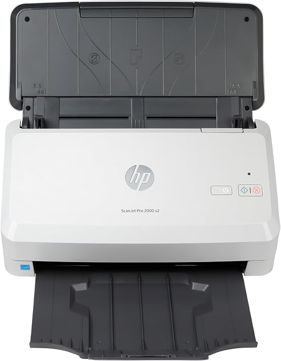HP ScanJet Pro 2000 s2, Fast 2Sided Scanner with Auto Document Feeder, Best for Small Business (6FW06A)