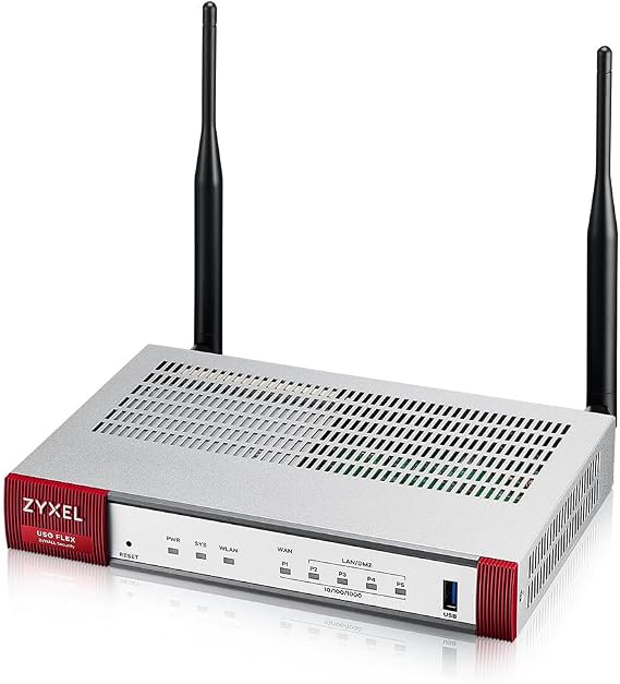 ZYXEL USGFLEX100AX - UTM Cyber Security and VPN Firewall | WiFi 6 802.11ax | Nebula Cloud Option | Hardware Only