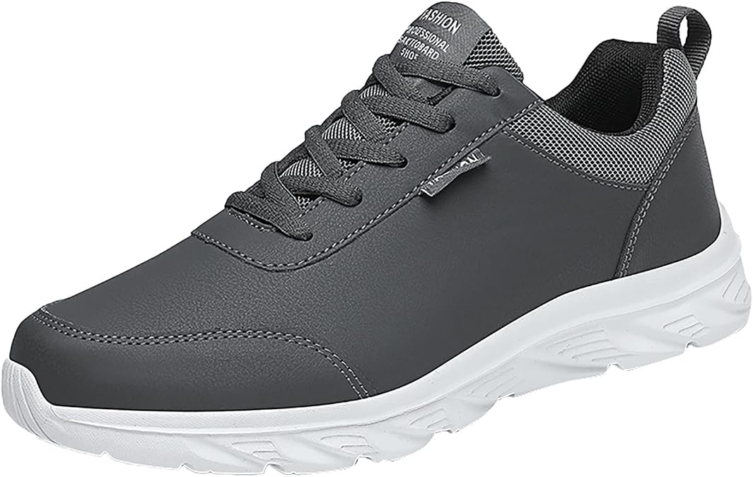 Outdoor Men Mountaineering Casual Sport Shoes Lace Up Solid Color Running Breathable Soft Bottom Shoes Casual Sneaker Shoes for Men
