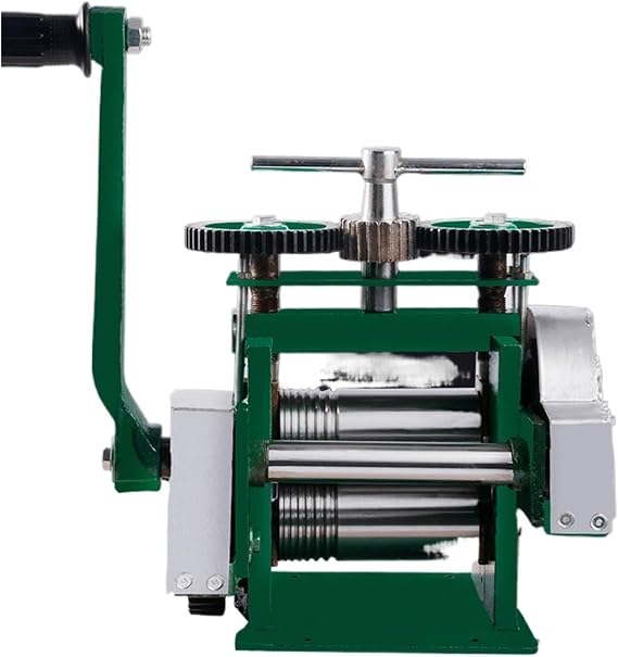 Flat Half Round Square Sheet Wire Hand Operate Mini Gold Rolling Mill Jewelry Rolling Mill Tablet Press Machine Quickly and Efficiently
