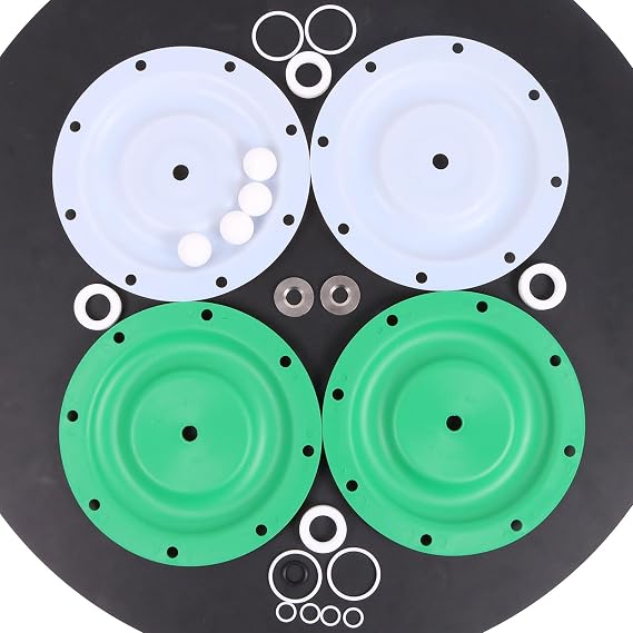 637119-44-C 63711944C Diaphragm Pump Repair Kit Compatible with Pump 66610B-244-C 66612C-244-C 666101-444-C 66613B-244-C 666111-244-C 66613B-844-C 66610C-244-C