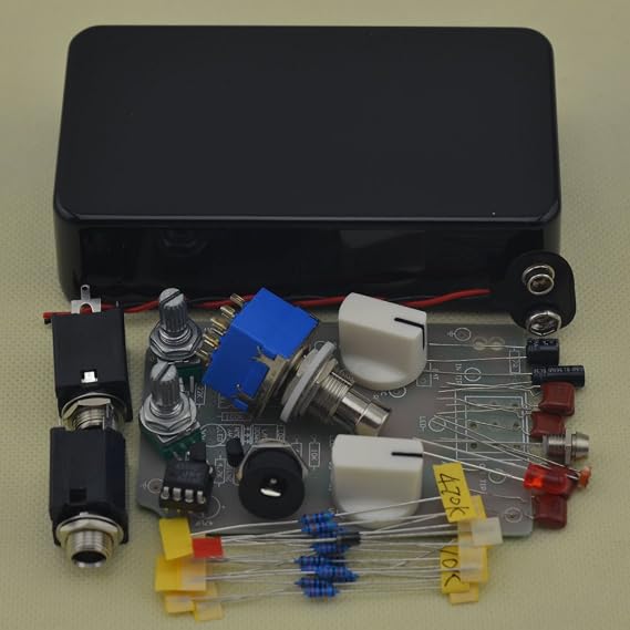 DIY Compressor Effect Pedal All Kits With 1590B Black