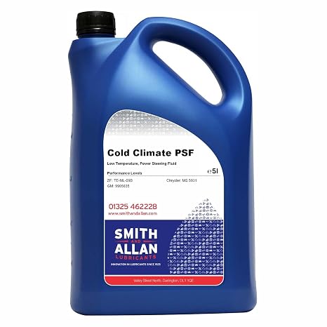 Cold Climate Fluid Power Steering Fluid PSF ACE PAS 5 Litre 5L