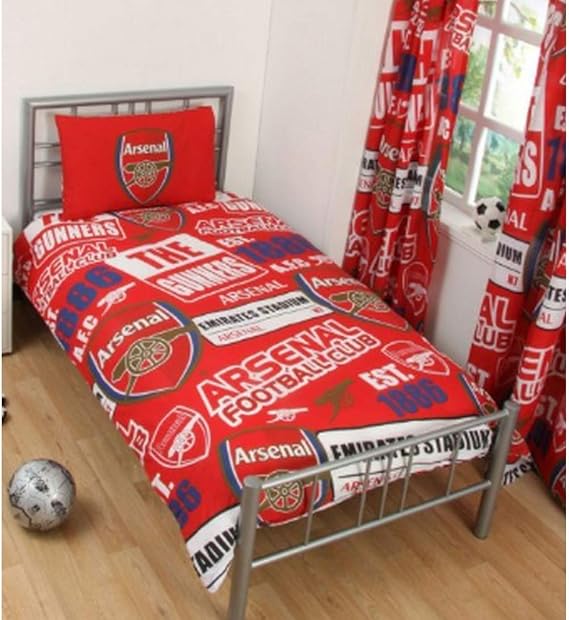 Arsenal Official Single Duvet Set - Multi-Colour