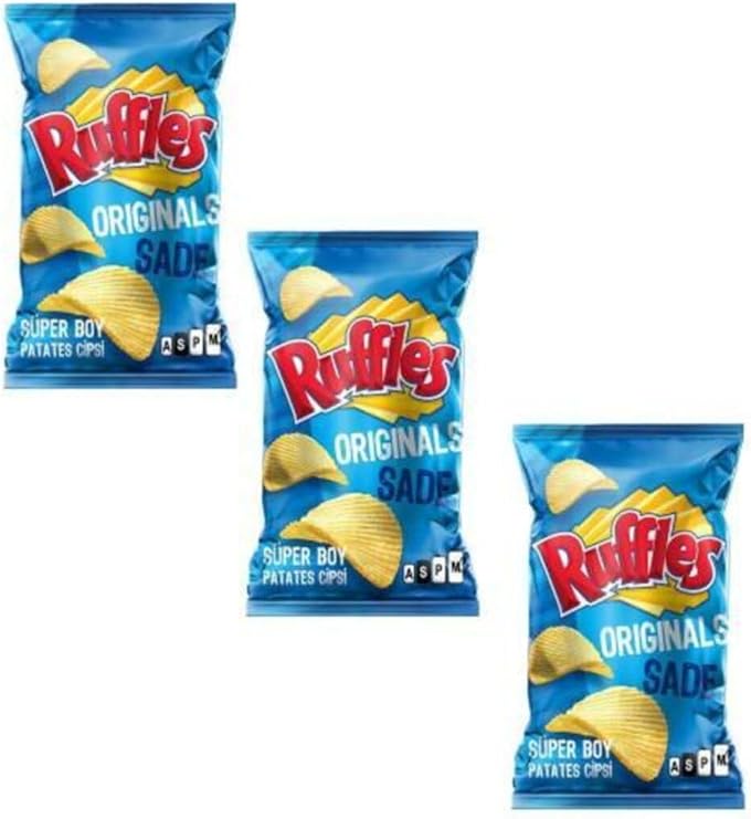 Ruffles Orjinal Sade Patates Cipsi, 103 gr x 3 Adet