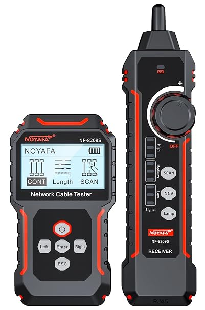 Network Cable Tester with PoE, Multifunctional Wire Tracer