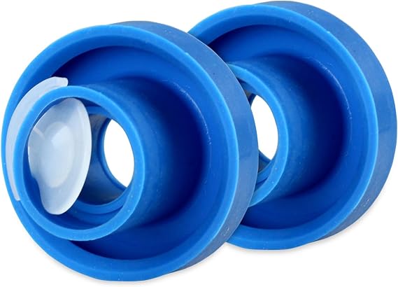 2PK Splash-Free Caps for 48mm Screw Top or Snap on Crown Tops