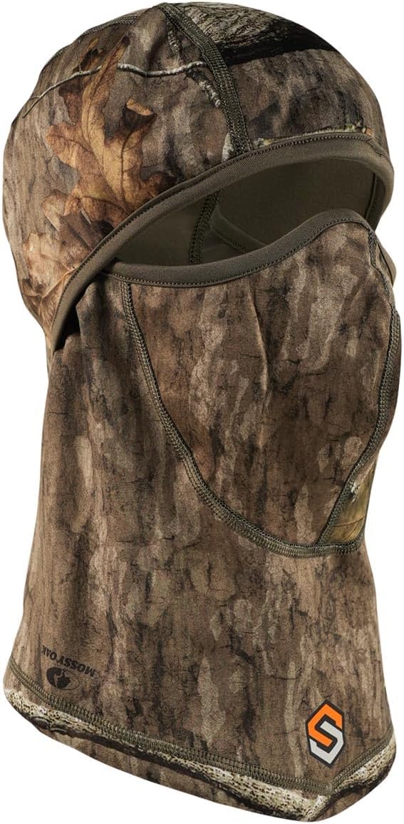ScentLok Midweight Headcover, Camo Balaclava Face Mask for Hunting, Camping, and Outdoor Use, One Size