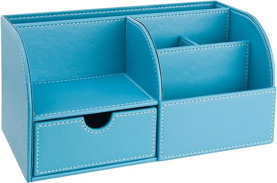 Masaüstü Düzenleyici,Kalemlik,Kumandalık,Küpbloknotluk,Tabletlik,Kitaplık,6 Gözlü,Çekmeceli,Desktop Organizer,Vegan,24,5 * 13 * 12