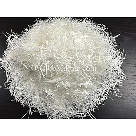 1" (25 mm) Fibers for Concrete Cement countertops, AR Glass Fiber GFRC Chopped Strands 44 lb Bag