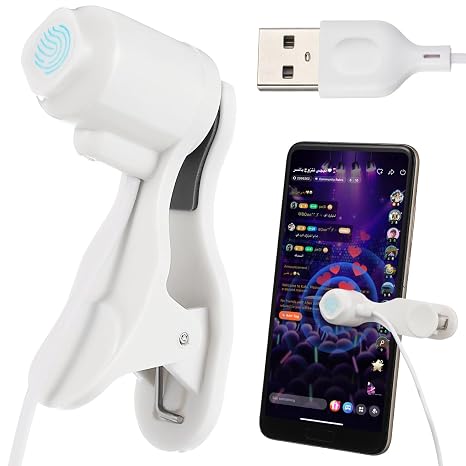 Didiseaon Smart Screen Presser Phone Tablet Speed Touching Device Wire Power Stream Live Video Social Media Gaming Trigger Constant Touch Simulation Robot Portable Setup Control Press Tool 2 Inches