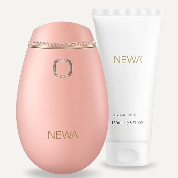 NEWA RF Radio Frequency Beauty Reduction Device, Home Use Tightening Device for Skin Rejuvenation, Wrinkle Removal,Skin Tightening,Light Spots-Professional Skin Care Facial Device (Pink)