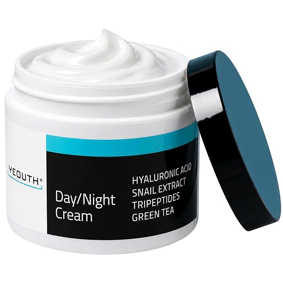 YEOUTH Day Night Face Cream with Snail Mucin for Dry Skin, 2oz