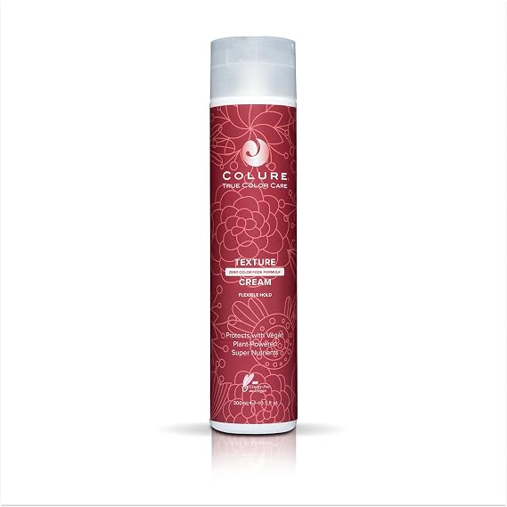 COLURE Texture Cream 10 oz - Ultra Light Shaping and Defining Hair Styling Cream with Professional Color Protection