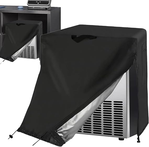 Ice Maker Cover Adjustable Portable Dustproof Accessories