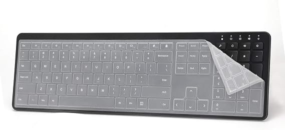 Keyboard Cover for Seenda Full Size Keyboard and Mouse WGJP-038: B07SQP1GHC, B07L2LS9SK, B07FRDBYNM (Keyboard Cover Only)