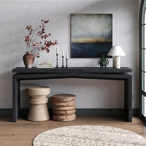 65 inch Rustic Farmhouse Console Table