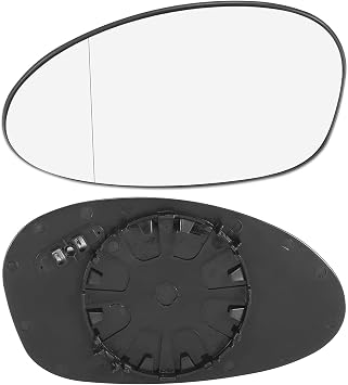 TOP-VIGOR 1-Pack Driver Side Heated Mirror Glass Compatible with BMW E86 E88 E90 E91 E92 E93 325i 328i 328xi 335i 335xi 330i 330xi,Exterior Side View mirror with Backing Plate