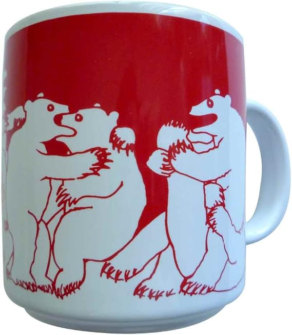 Animates 11 oz. Nitetime Bears Mug Color: Red