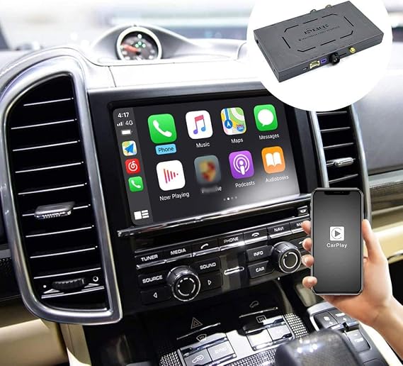 Joyeauto Wireless CarPlay BoxRetrofit for Porsche PCM3.1 Android Auto for Cayenne Macan Cayman Panamera Boxster 718 911 Multimedia Mirror Link