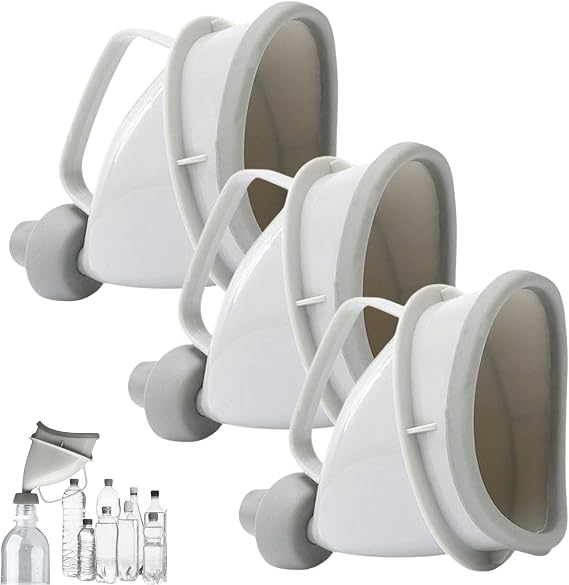 Unisex Urinal Urination Device Travel Portable Emergency Toilet, Outdoor Camping Car Urinal Funnel, Portable Toilet for Camping, Car Emergency Urinal, for Hiking, Outdoor Activities