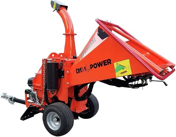 DK2 5-Inch 14 HP 429 cc Hydraulic Auto-Feed Chipper Shredder with Electric Start